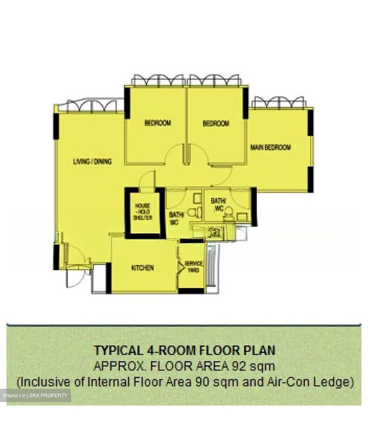 Blk 313C Punggol Parcvista (Punggol), HDB 4 Rooms #558266291